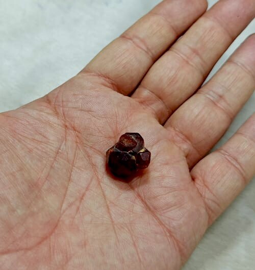 Thumbnail Miniature Spessartine Garnet Specimen 7 Grams.