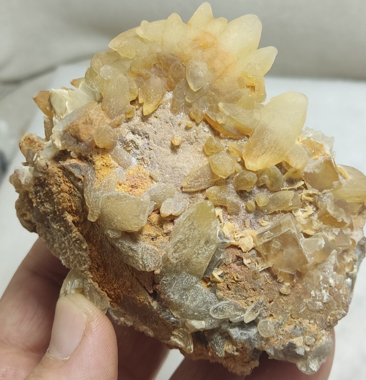 An amazing specimen of calcite 294 grams