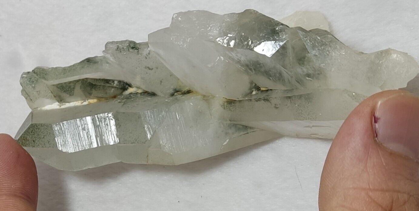 An Aesthetic Natural beautifully terminated Chlorite Quartz specimen 173 grams