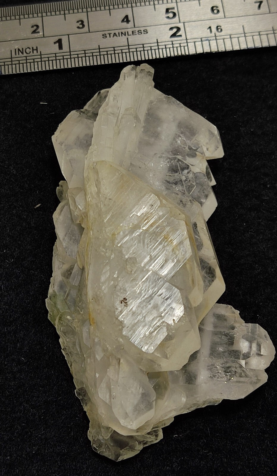 An Aesthetic Natural Faden Quartz cluster 65 grams
