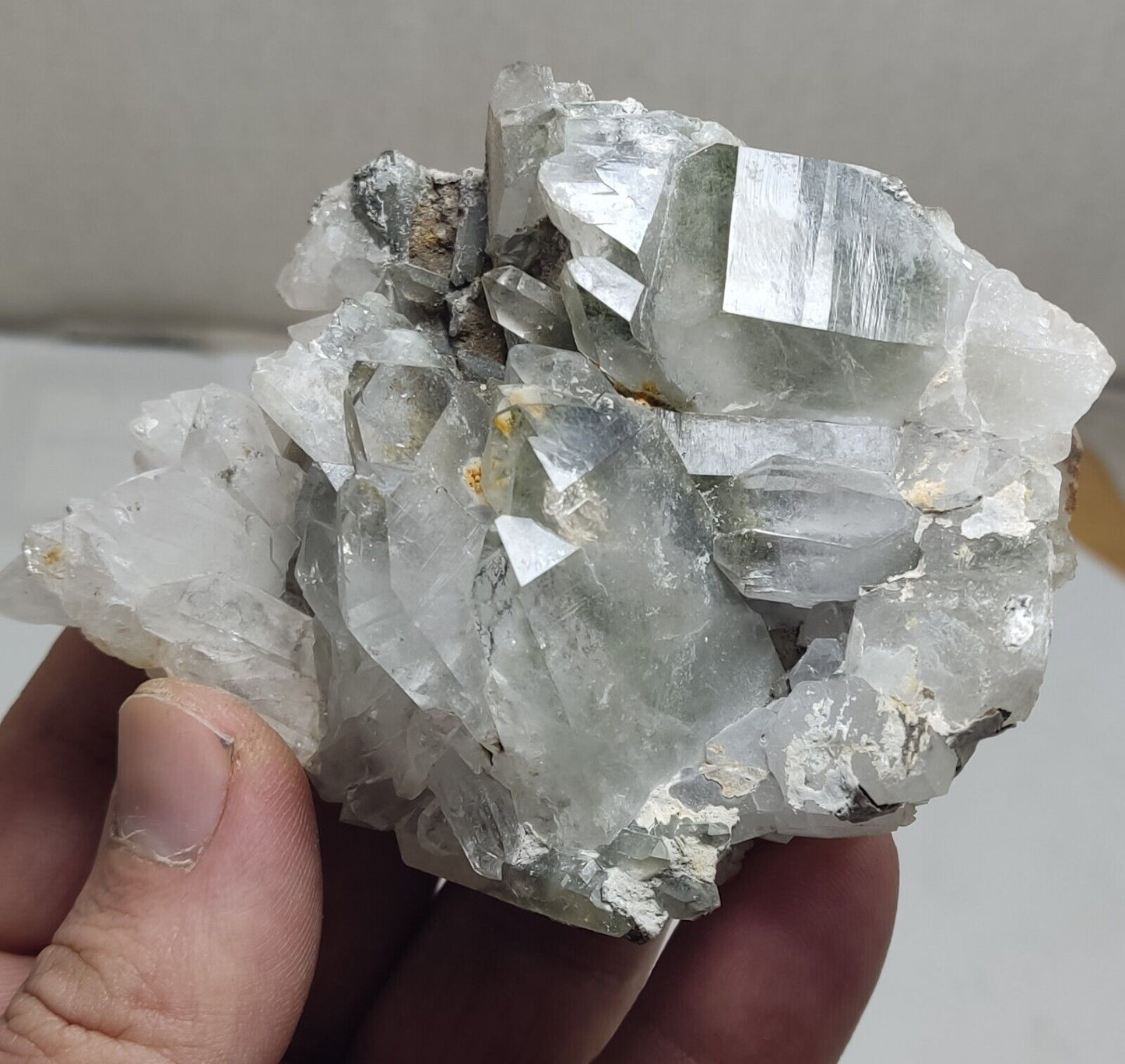 An Aesthetic Natural beautifully terminated Chlorite Quartz specimen 190 grams
