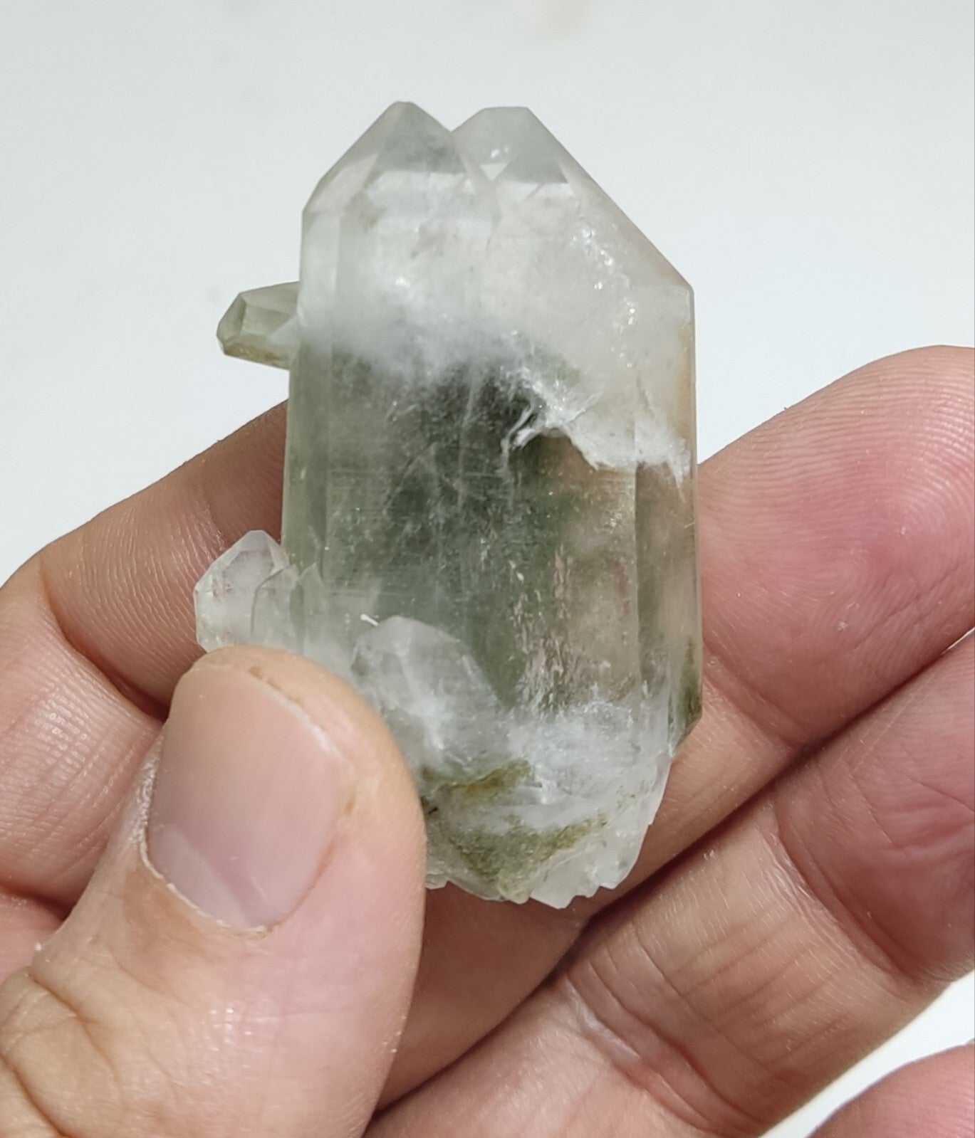 An Aesthetic Natural terminated Chlorite Quartz 34 grams