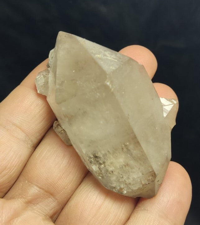 Double Terminated Smoky Quartz Crystal 77 grams