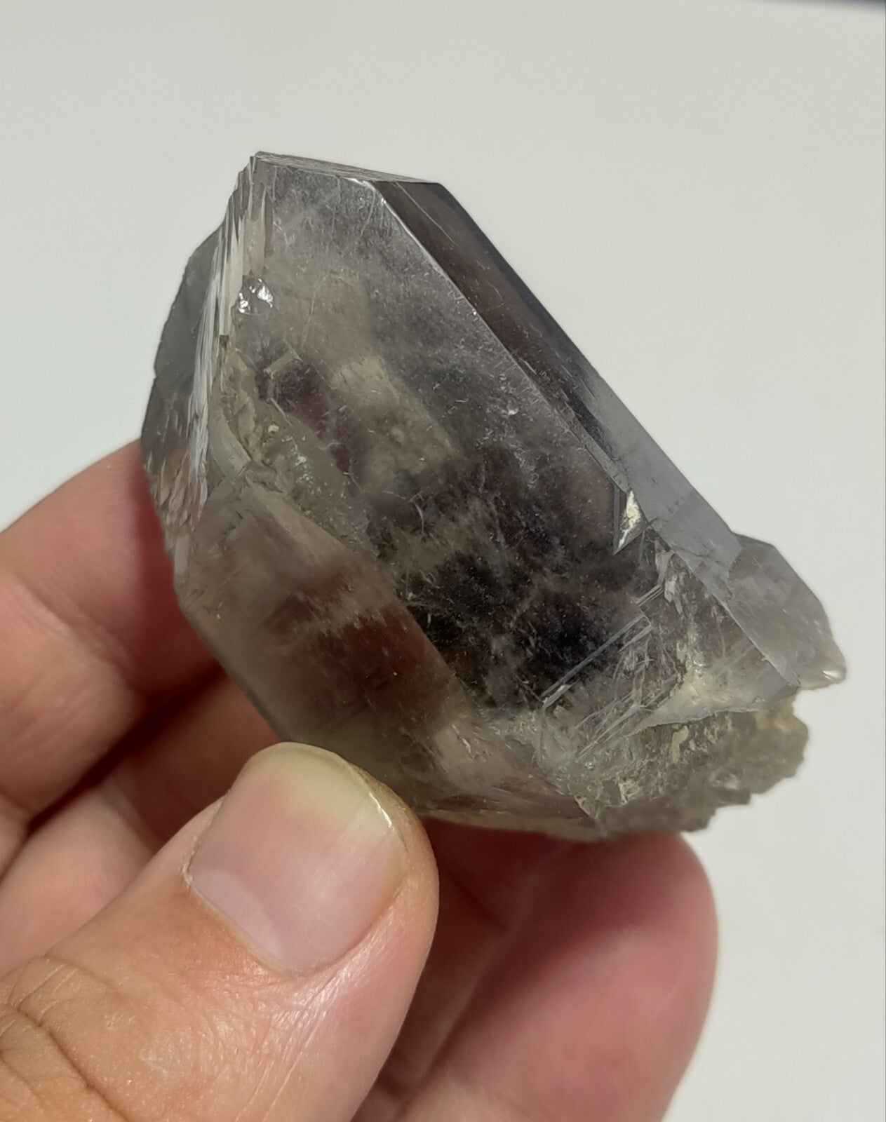 An Aesthetic Naturally terminated specimen of Smoky Quartz 107 grams