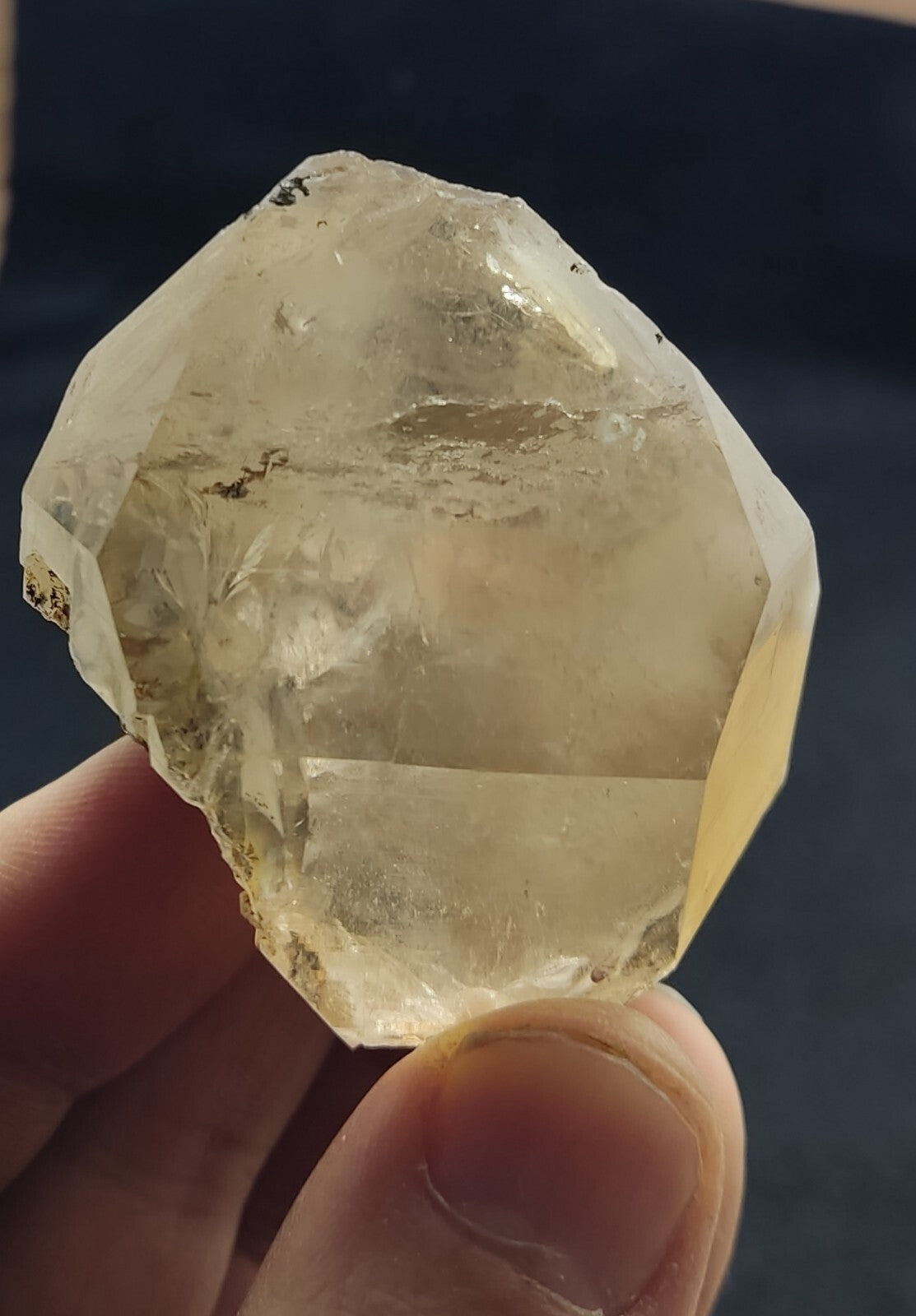 An Aesthetic terminated smoky quartz crystal 130 grams