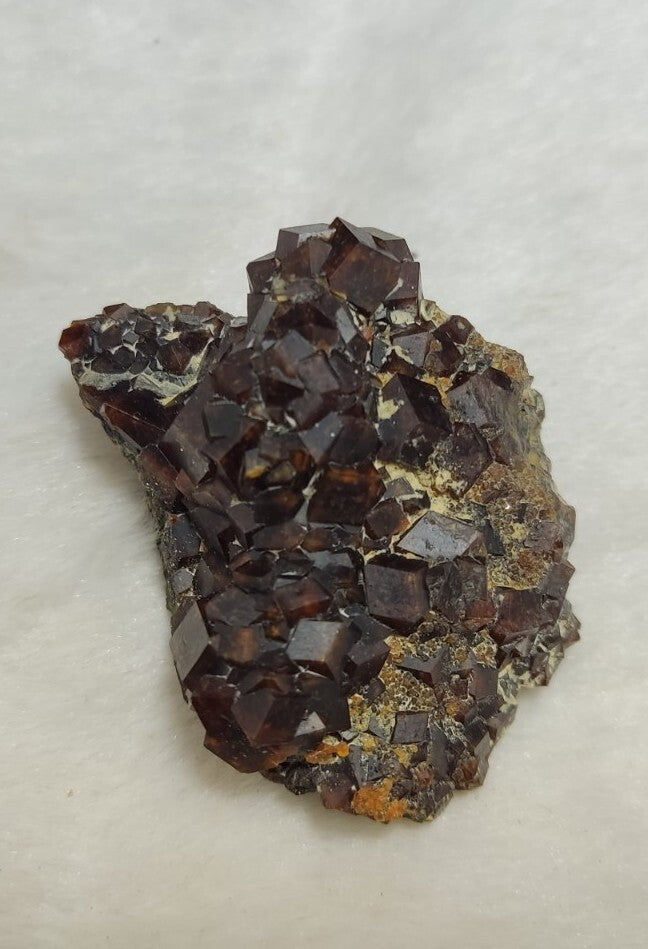 Natural Andradite Garnets Cluster 51 grams