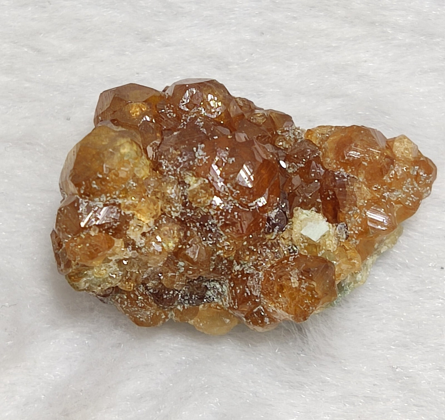 An Aesthetic natural terminated hessonite thumbnail specimen 13 grams