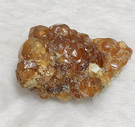 An Aesthetic natural terminated hessonite thumbnail specimen 13 grams