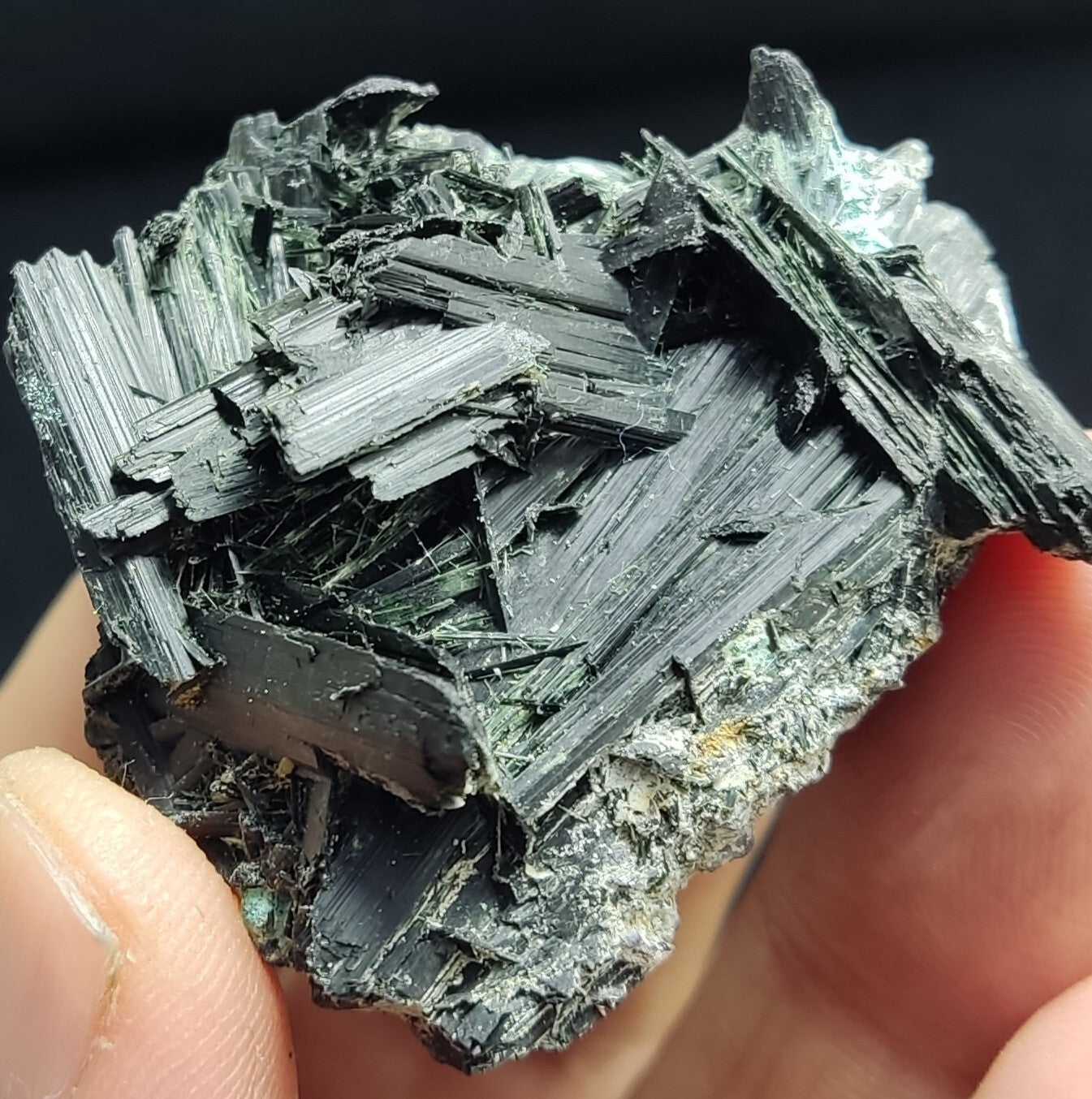 An Aesthetic specimen of epidote crystal 49 grams