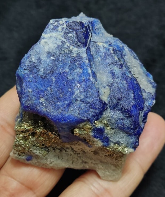An aesthetic specimen of Lazurite with Pyrite on Matrix  196 grams