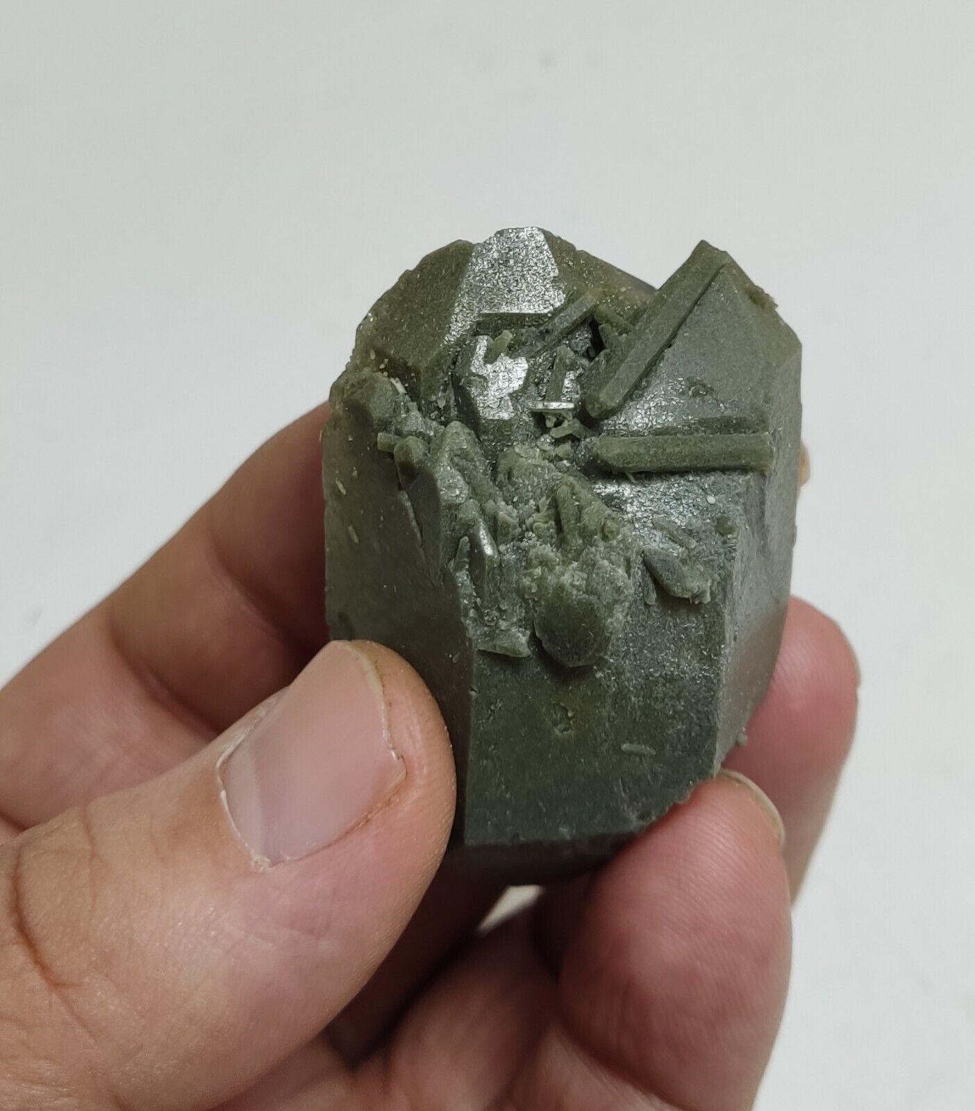 An Aesthetic Natural beautifully terminated Chlorite Quartz specimen 63 grams