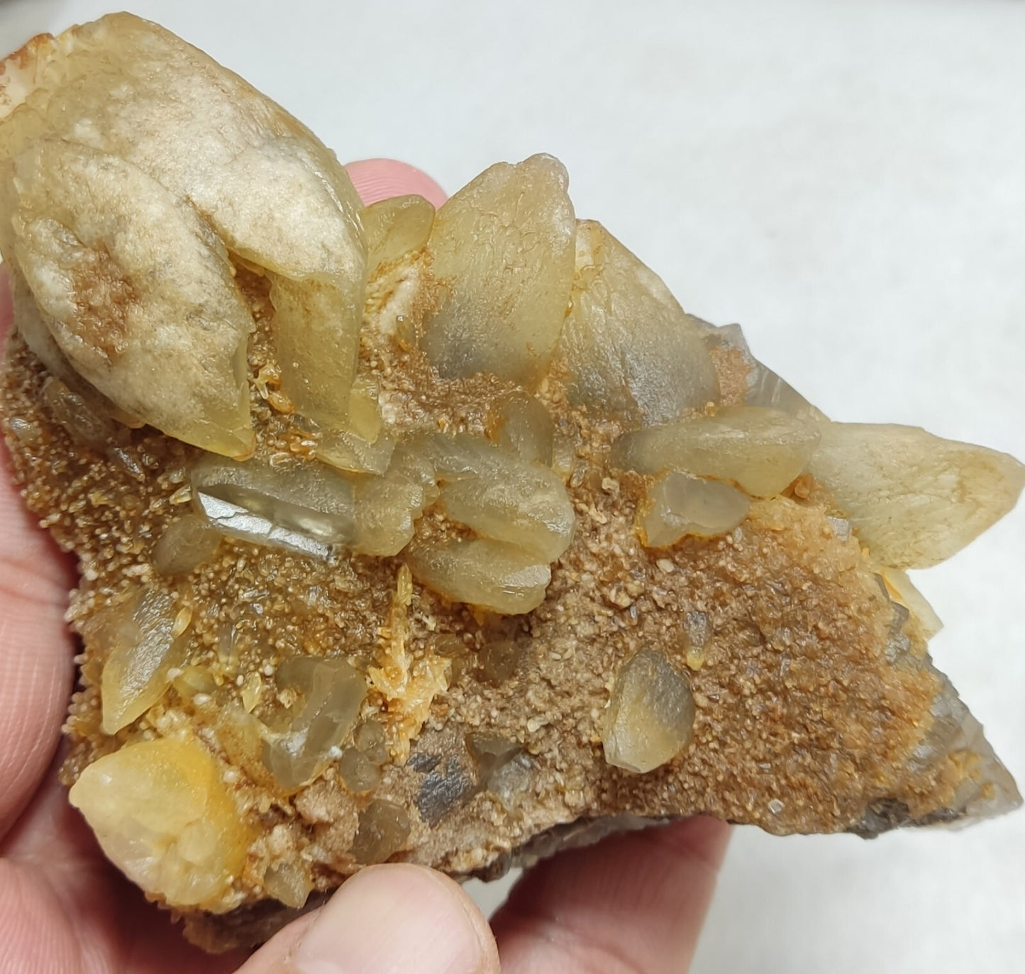 An Aesthetic Natural terminated specimen of calcite with Fluorite 326 grams