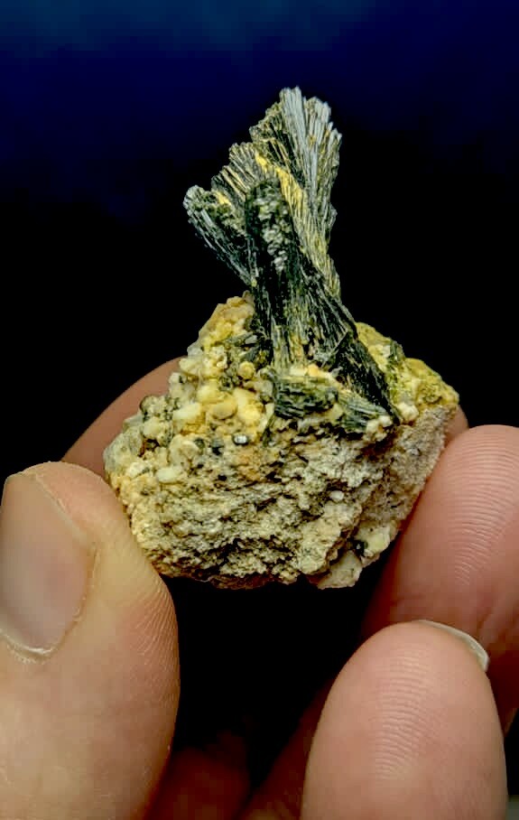 Natural Epidote Crystal 19 Grams.