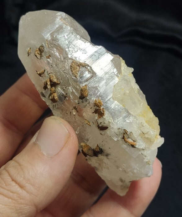 Natural terminated Quartz with Siderite  167 grams