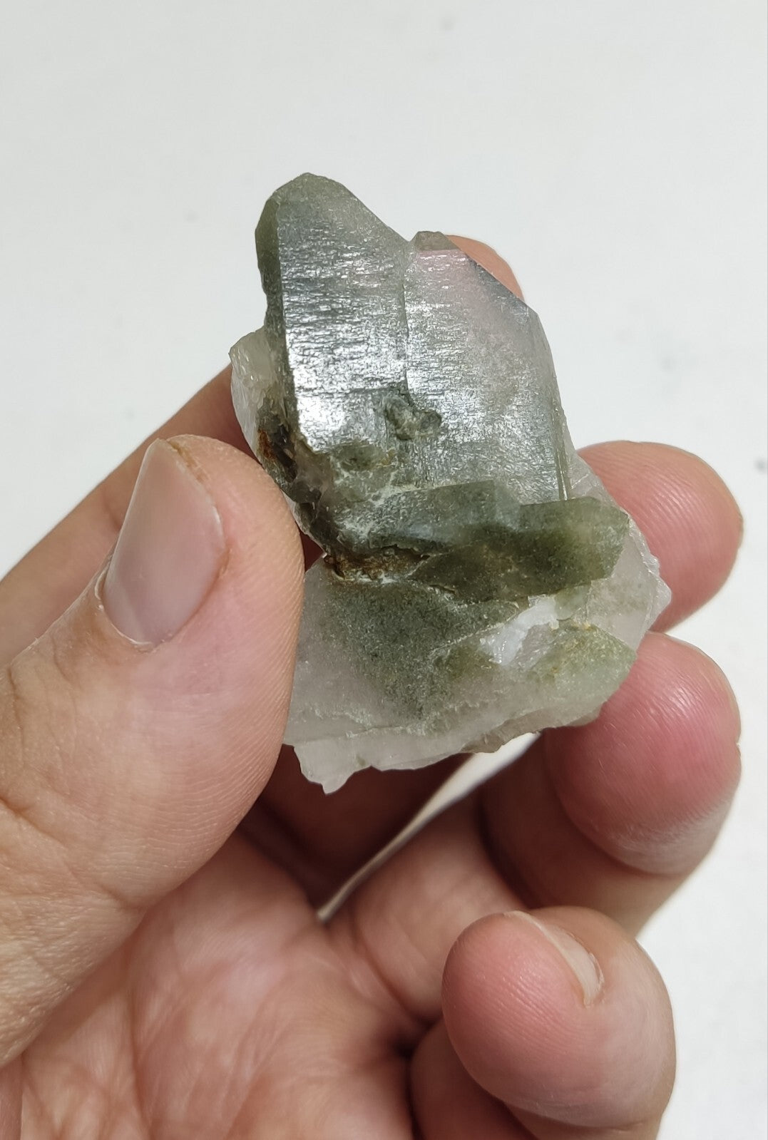 An Aesthetic Natural beautifully terminated Chlorite Quartz crystal 36 grams