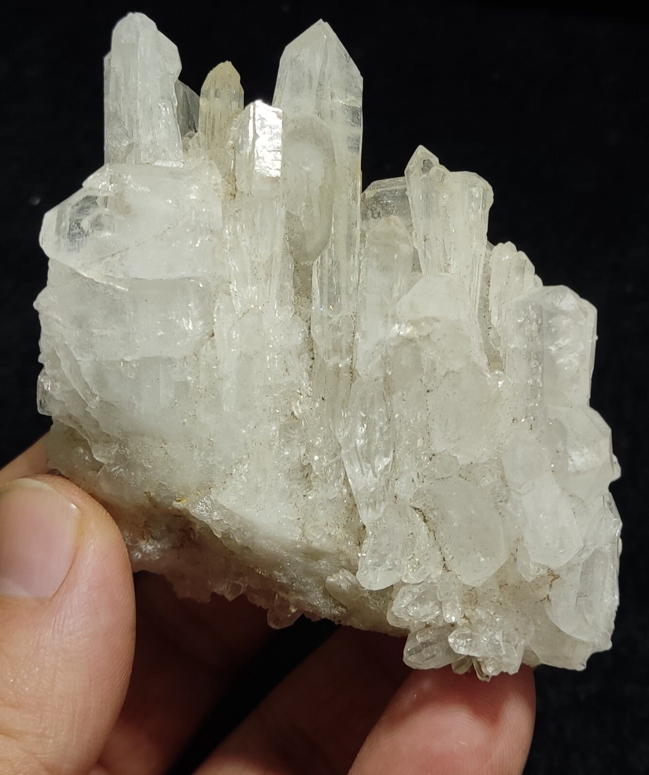 Faden Quartz Cluster With Brookite Inclusions 211 grams