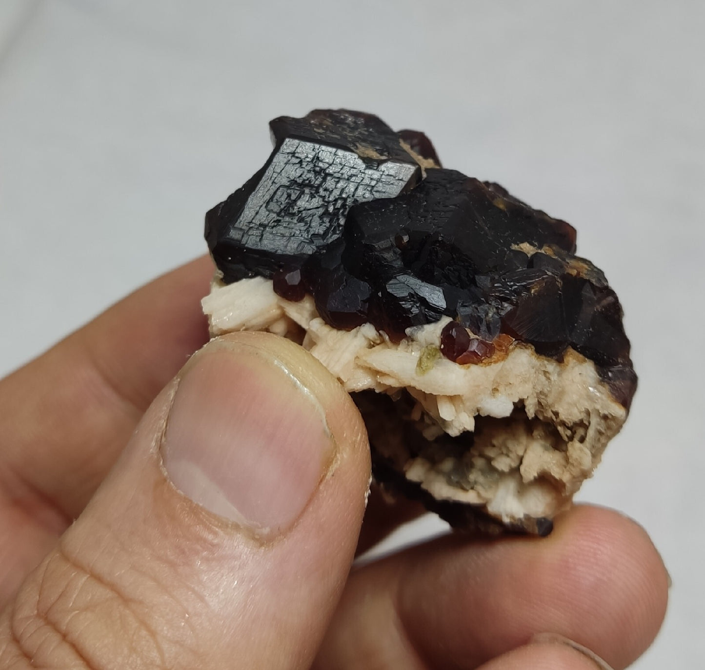 57 grams aesthetic andradite garnet crystal specimen