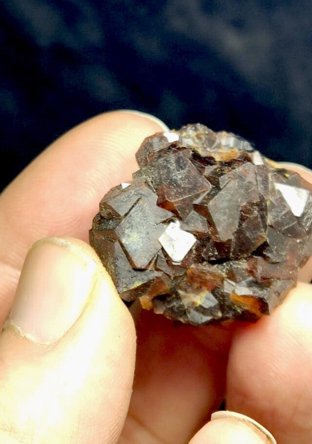Natural Andradite Garnet Cluster 26 Grams