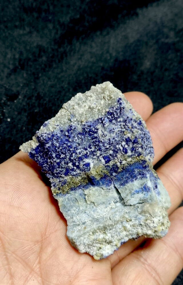 Natural Lazurite With Pyrite 131 Grams.