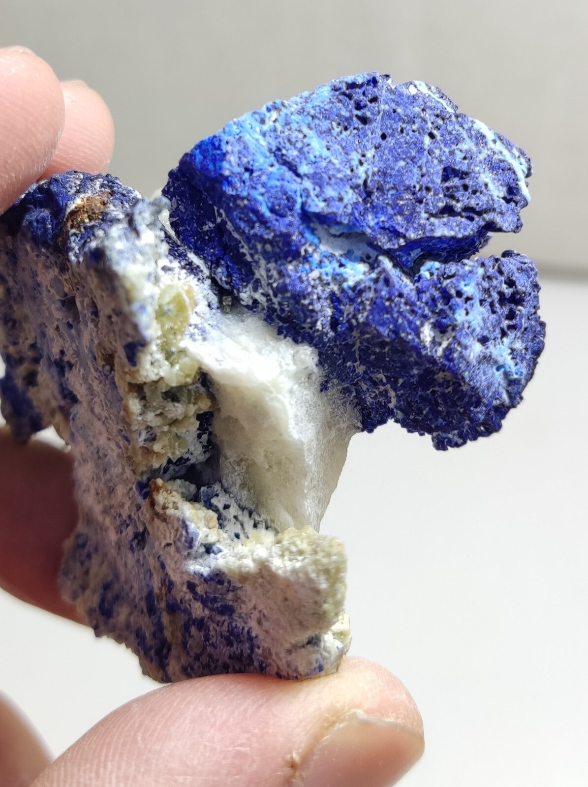 Natural Partly Fluorescent Lazurite On Matrix 81 grams