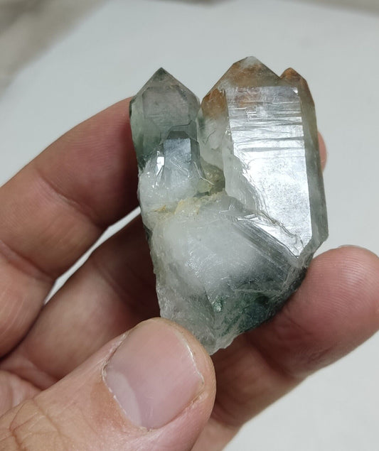 An Aesthetic Natural beautifully terminated Chlorite Quartz cluster 44 grams