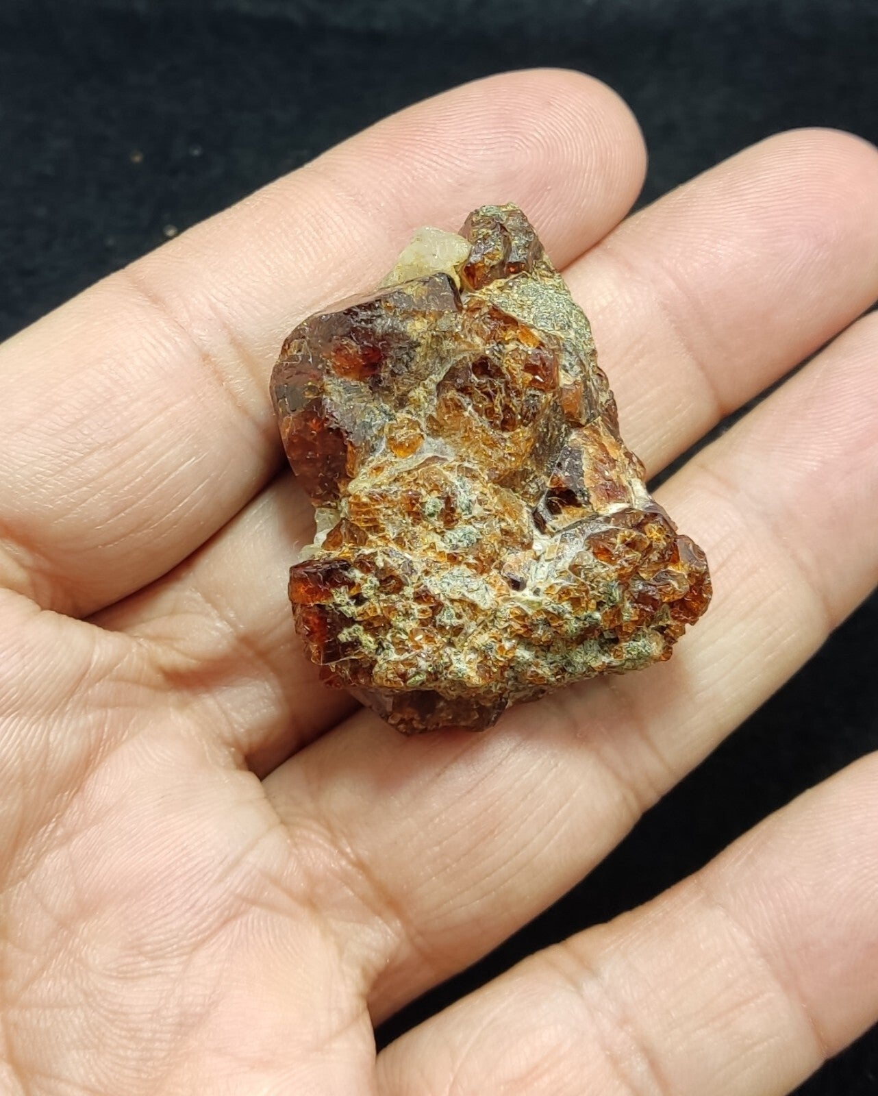 An Aesthetic specimen of zircon crytsals 32 grams