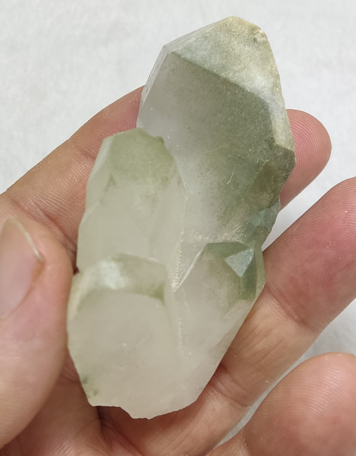 An Aesthetic Natural beautifully terminated Chlorite Quartz specimen 105 grams