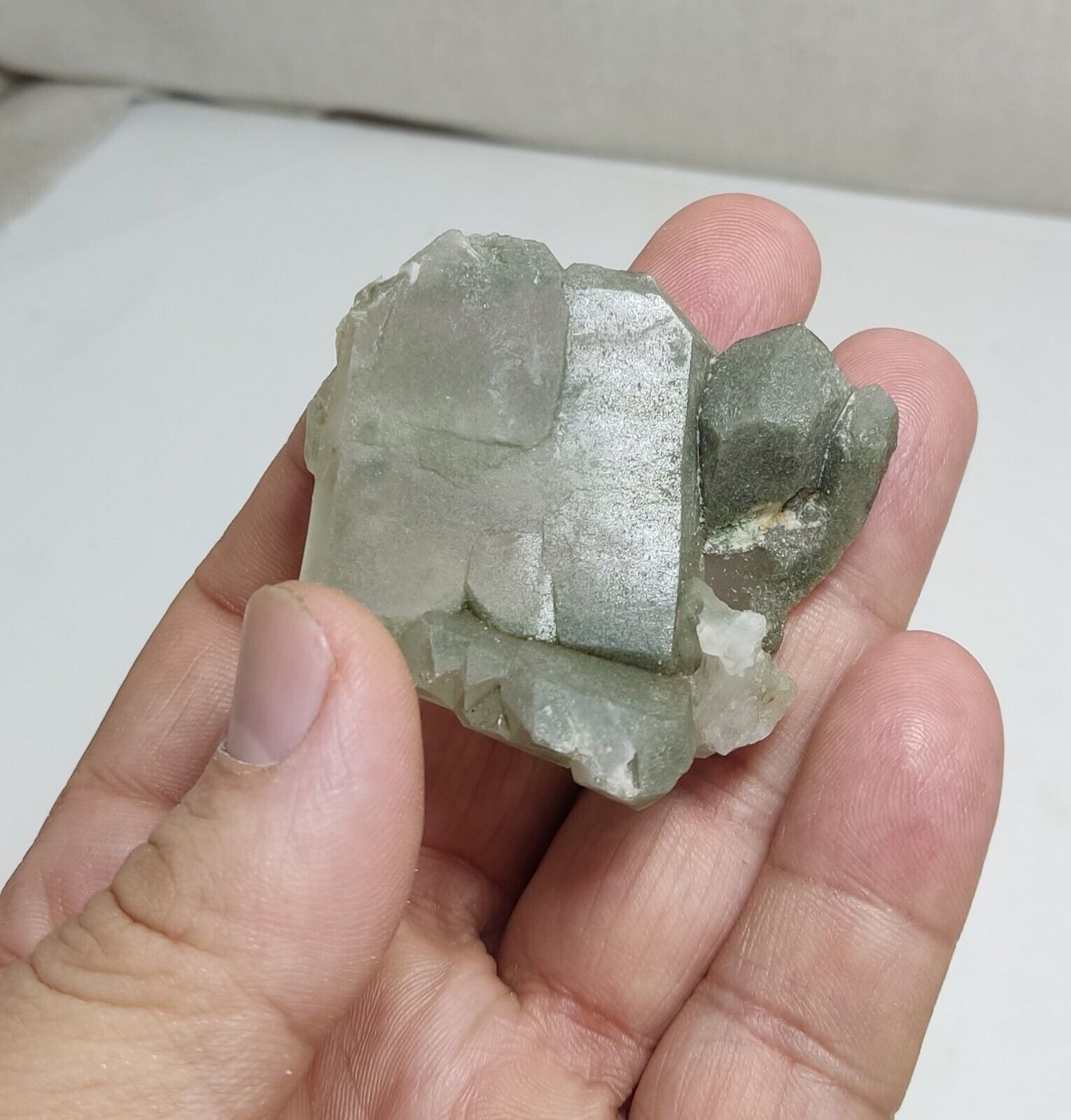 An Aesthetic Natural beautifully terminated Chlorite Quartz specimen 57 grams