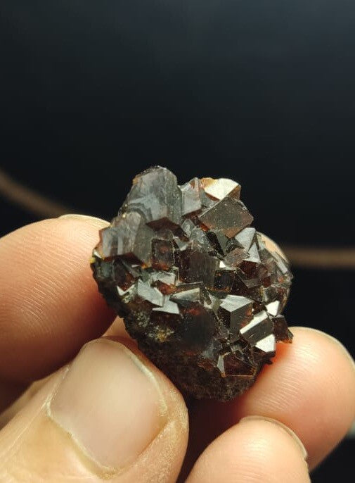 Natural Andradite Garnet Cluster 16 Grams.
