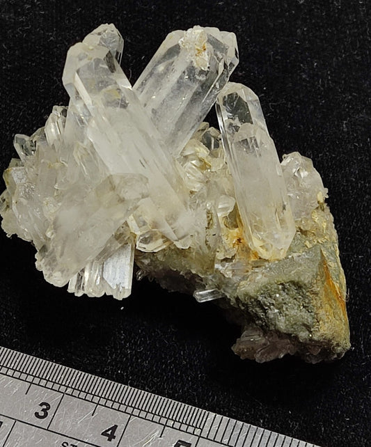 An Aesthetic specimen of quartz on matrix  62 grams