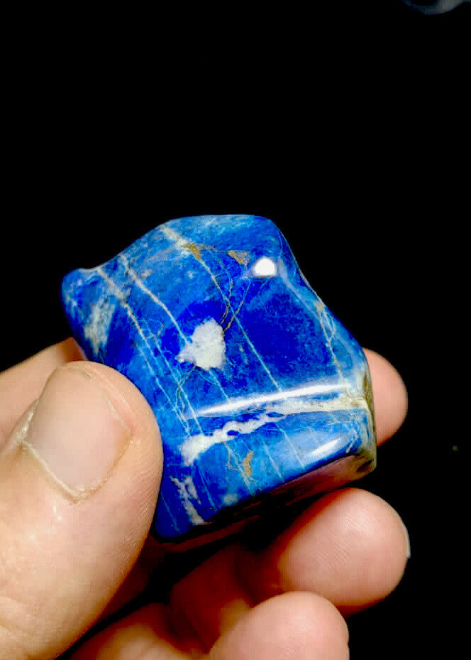 Natural Lapis Lazuli Polished Free From 96 Grams