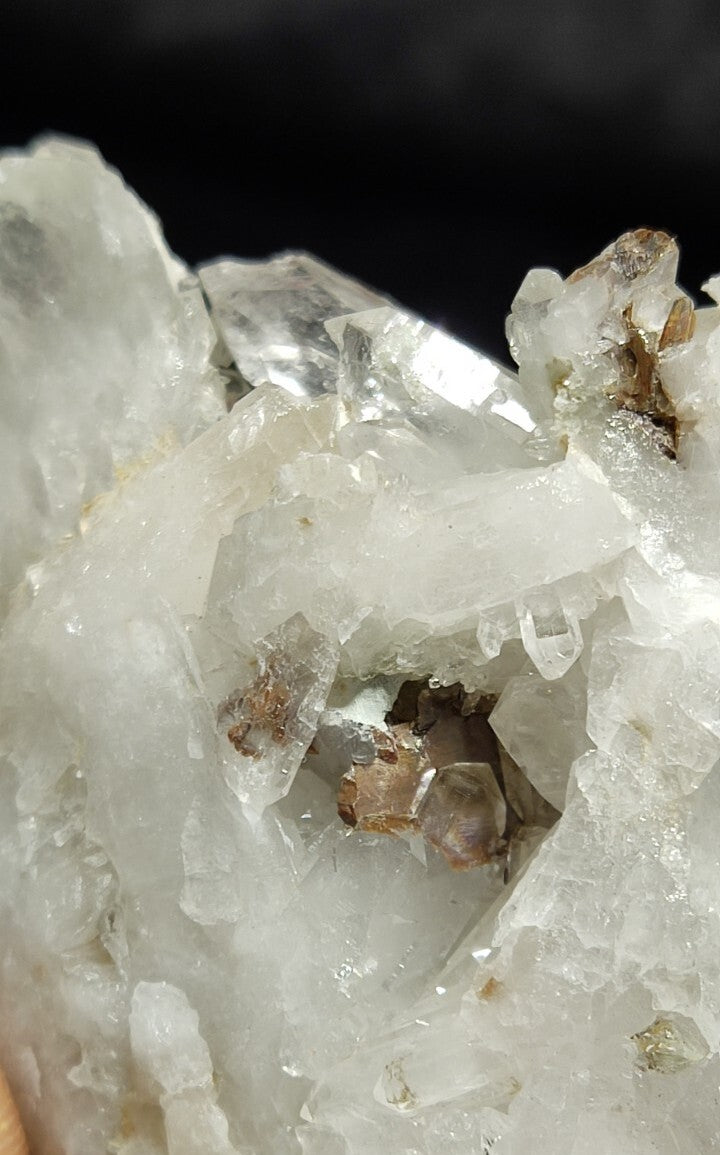 Faden Quartz Cluster With Brookite Inclusions 170 grams