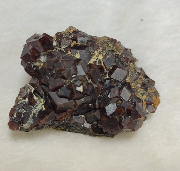 Natural Andradite Garnets Cluster 51 grams
