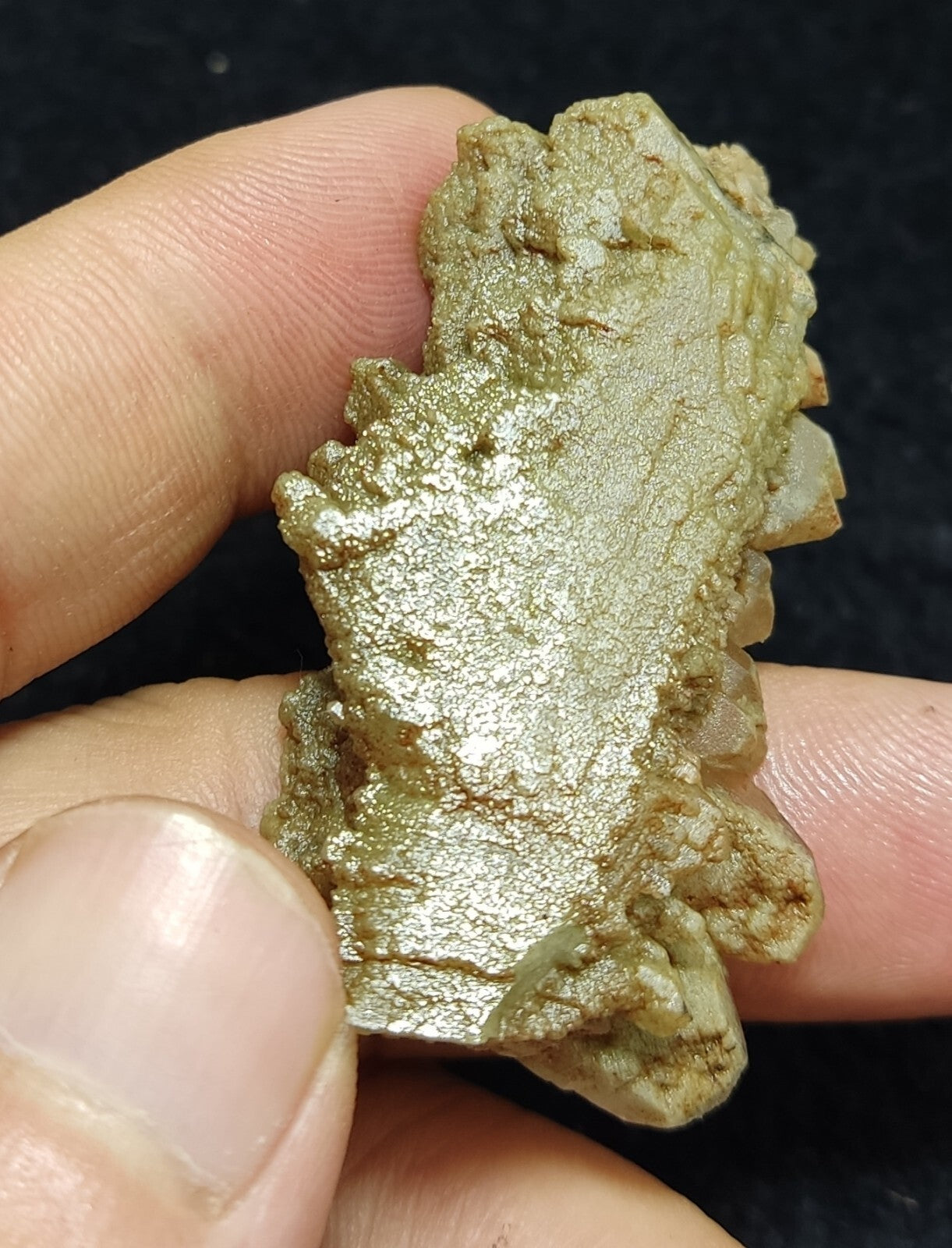 An Aesthetic specimen of chlorite quartz 24 grams