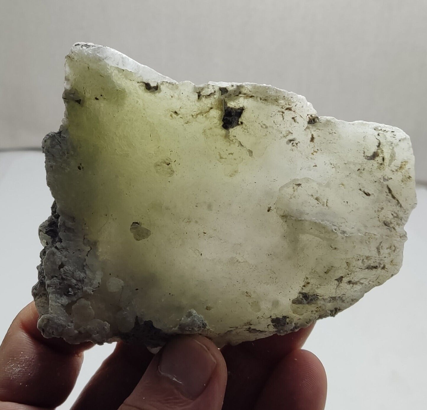 An Aesthetic Natural specimen of brucite with chromite 150 grams