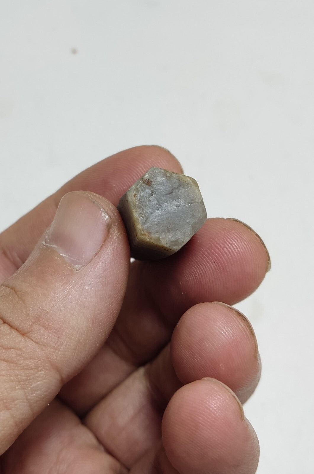 An aesthetic specimen of terminated sapphire crystal 17 grams