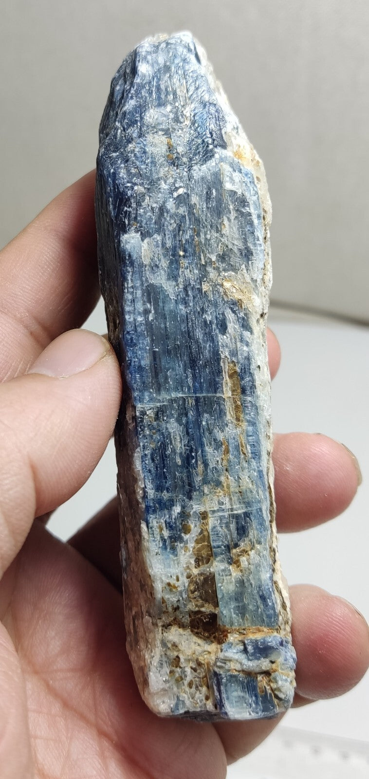An Aesthetic specimen of blue kyanite crystal 263 grams