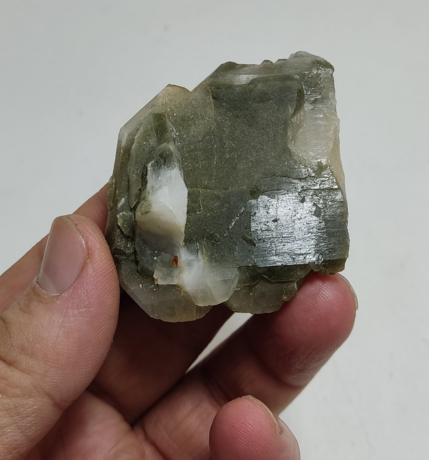 An Aesthetic Natural beautifully terminated Chlorite Quartz specimen 61 grams