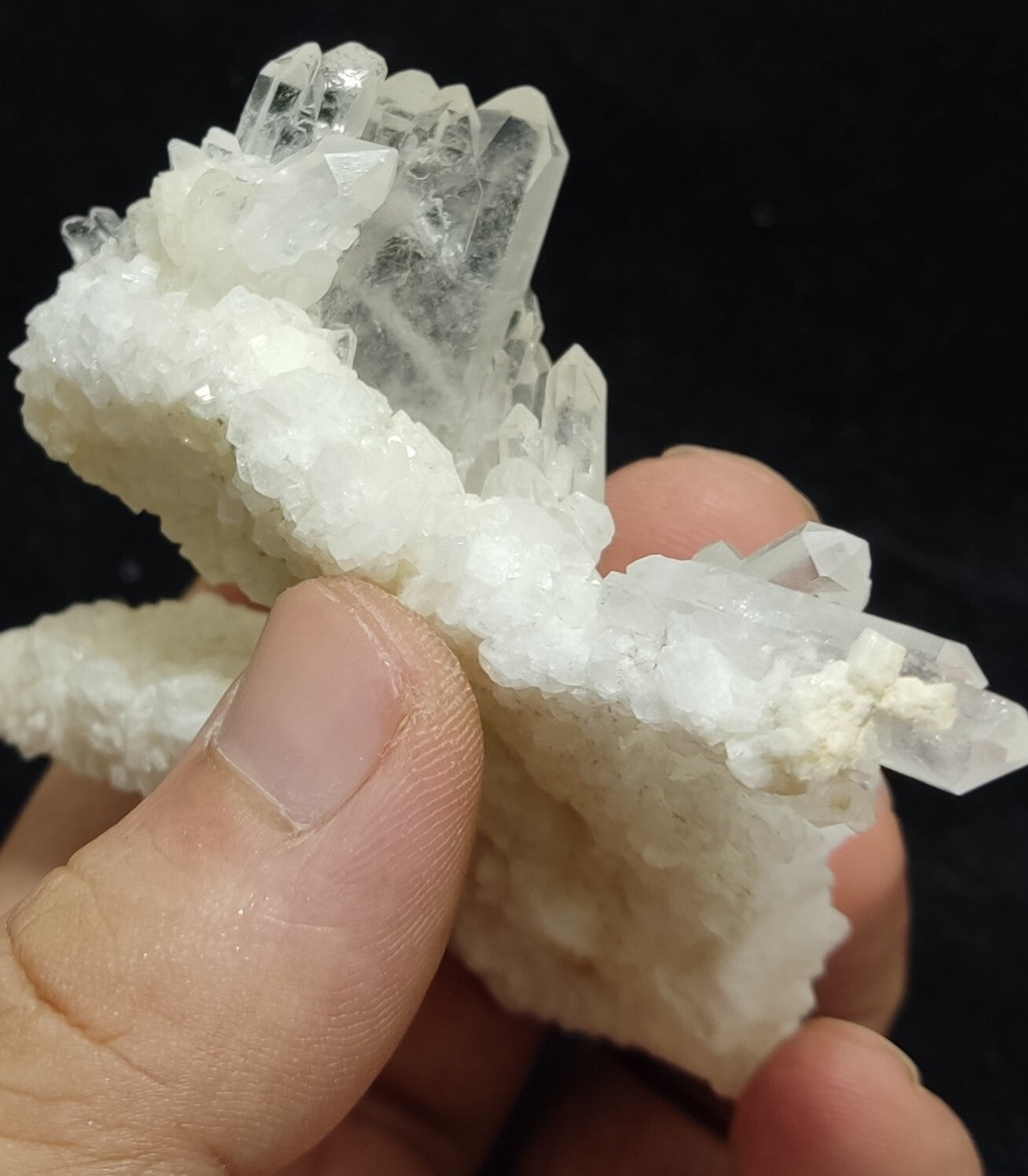 An Aesthetic terminated specimen of faden Quartz on matrix 105 grams