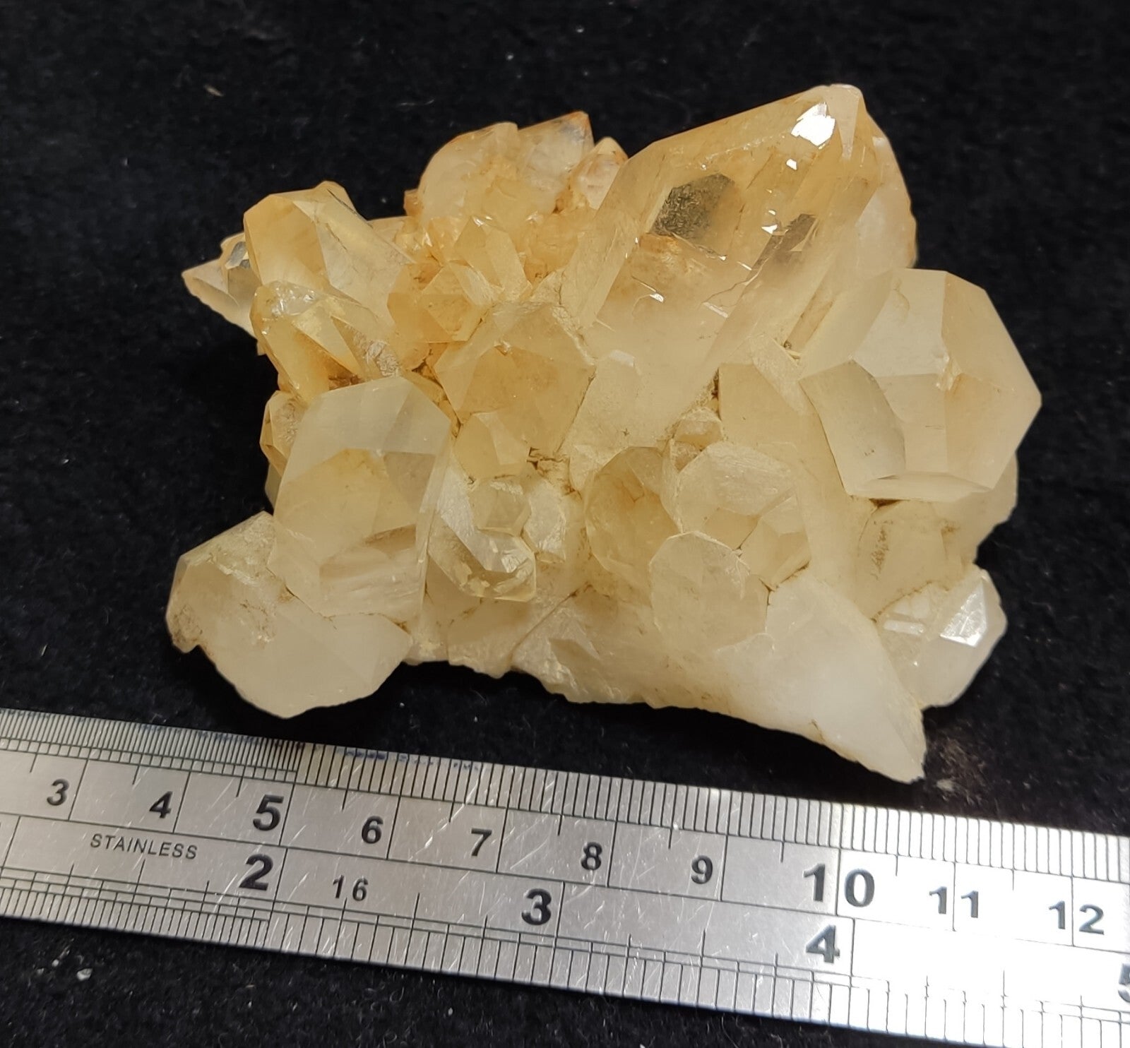 An Aesthetic terminated specimen of Quartz cluster 201 grams