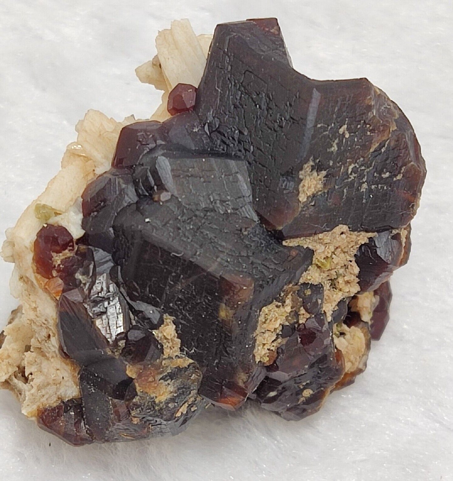 57 grams aesthetic andradite garnet crystal specimen