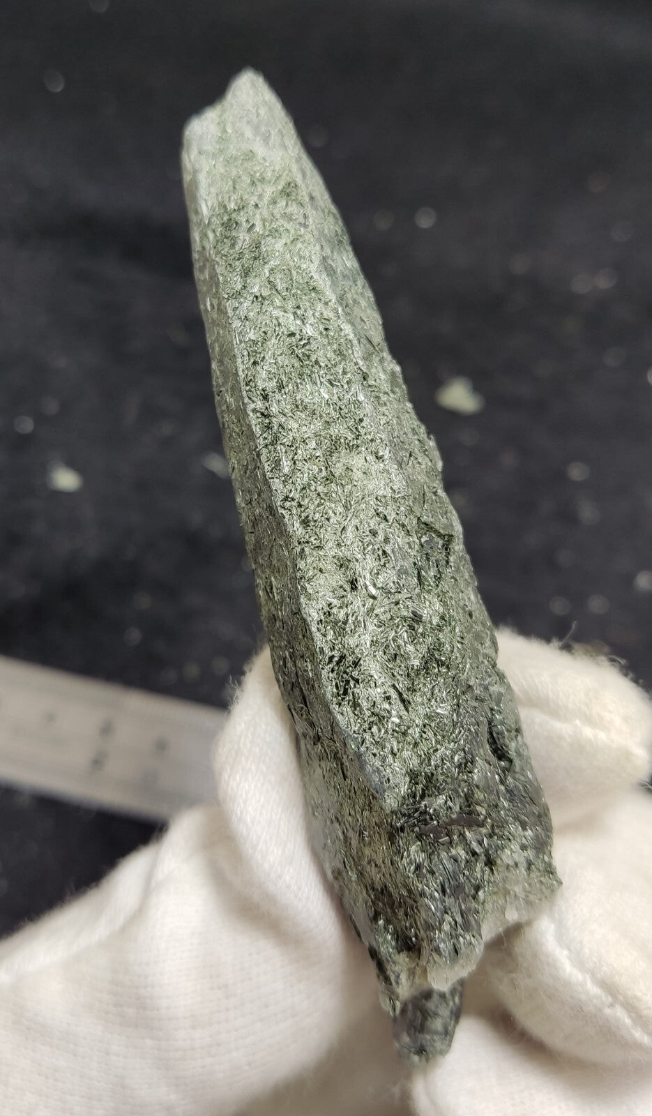 An Aesthetic Natural terminated Chlorite Quartz crystal specimen 43 grams