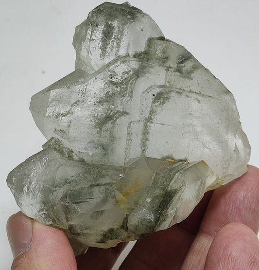 An Aesthetic Natural beautifully terminated Chlorite Quartz cluster 218 grams
