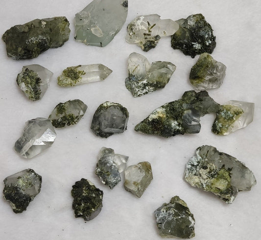 260 grams epidote Quartz crystals
