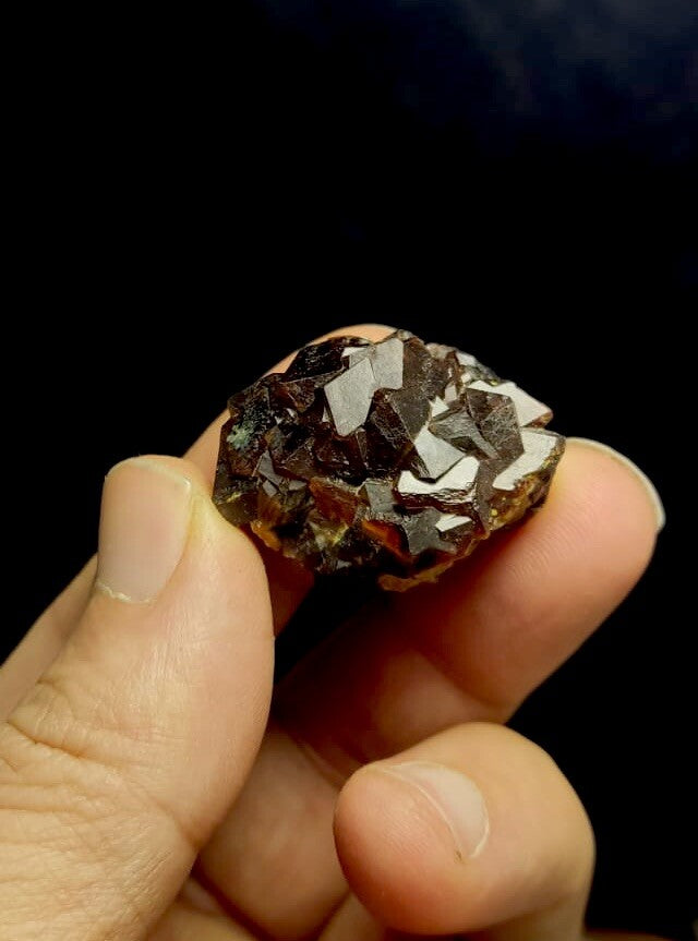 Natural Andradite Garnet Cluster 26 Grams