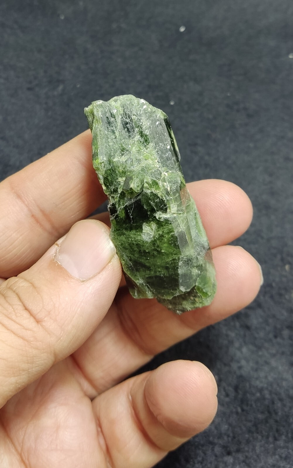 An amazing specimen of diopside crystal 45 grams