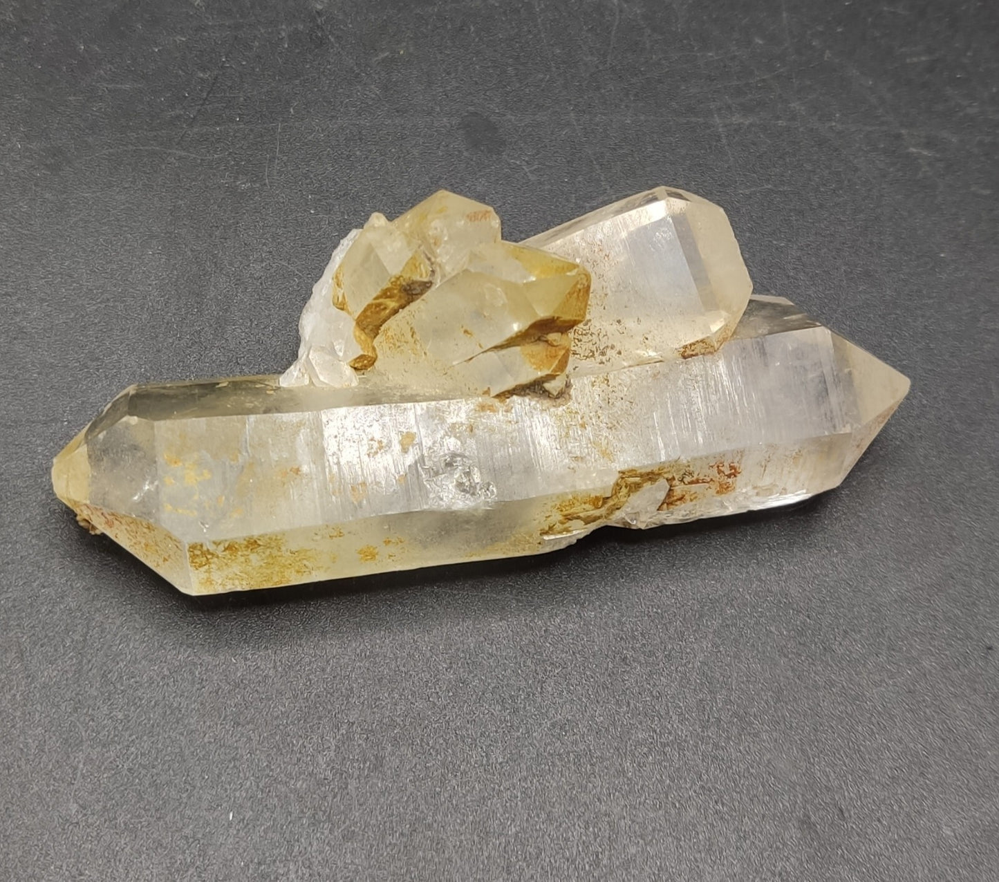 An Aesthetic gemmy double terminated Quartz crystal 68 grams
