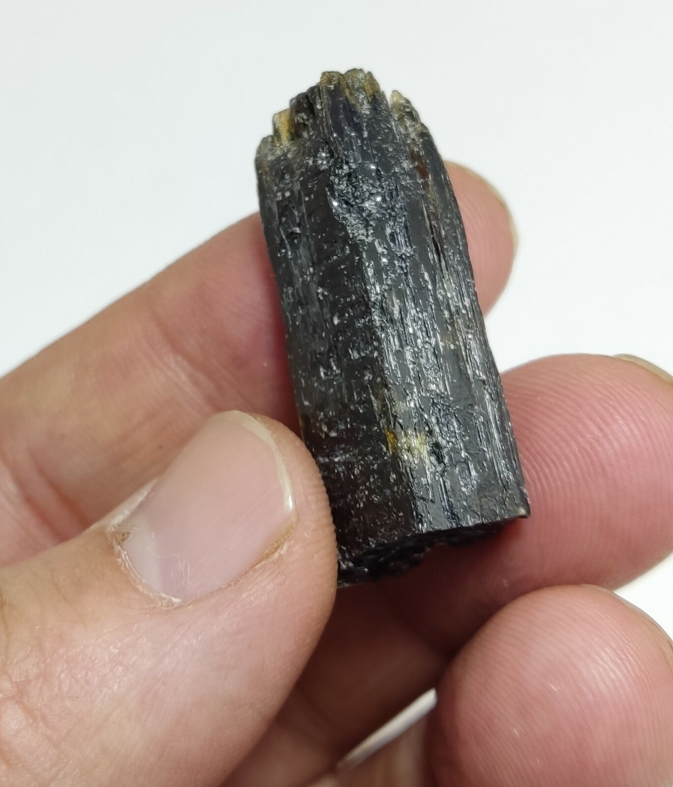 An aesthetic specimen of epidote crystal 12.5 grams