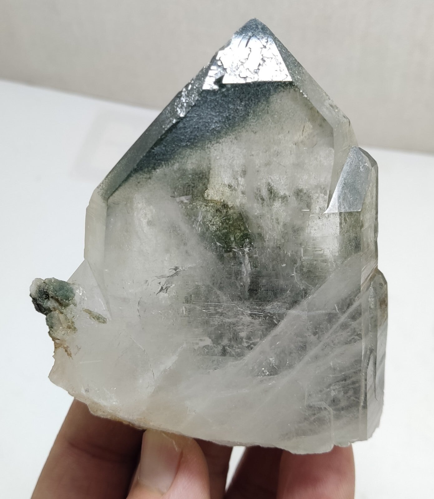 An Aesthetic terminated chlorite Quartz specimen 279 grams