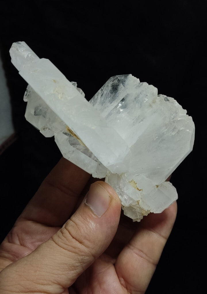 An Aesthetic specimen of faden Quartz crystal 243 grams